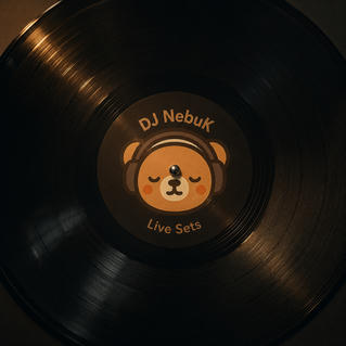 The DJ-NebuK-Bear on a vinyl cover