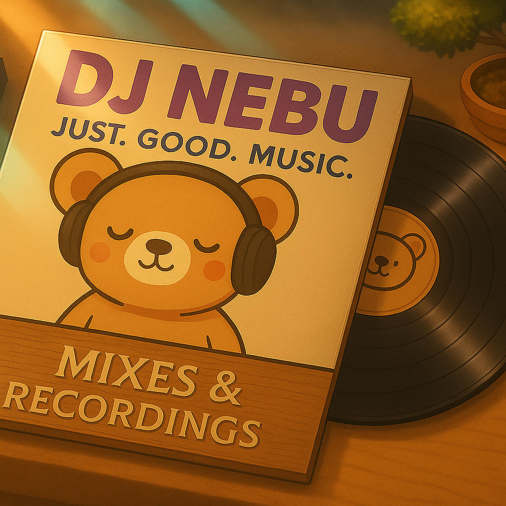 The DJ-NebuK-Bear on a vinyl cover