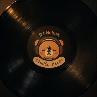 The DJ-NebuK-Bear on a vinyl cover